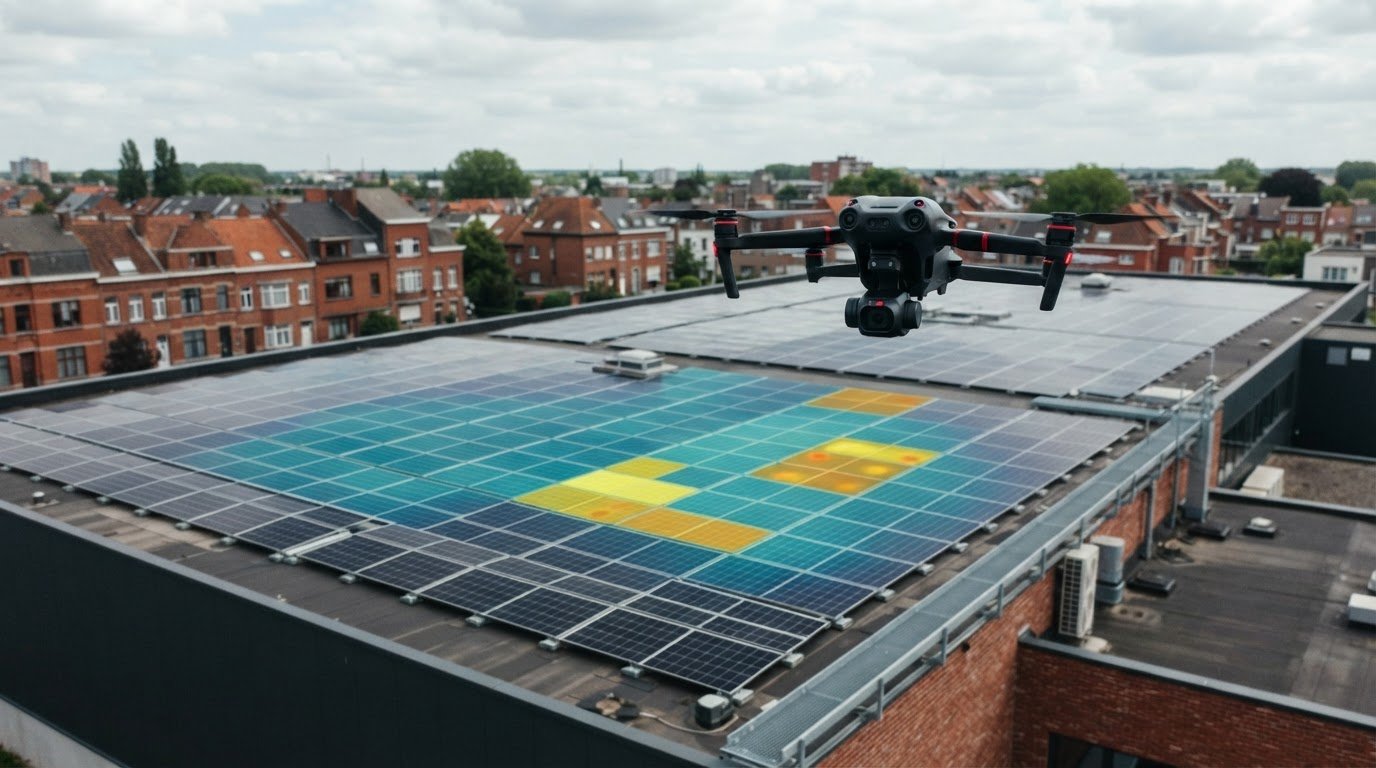 Hotspotdetectie bij zonnepanelen met een drone: zo herken je afwijkingen