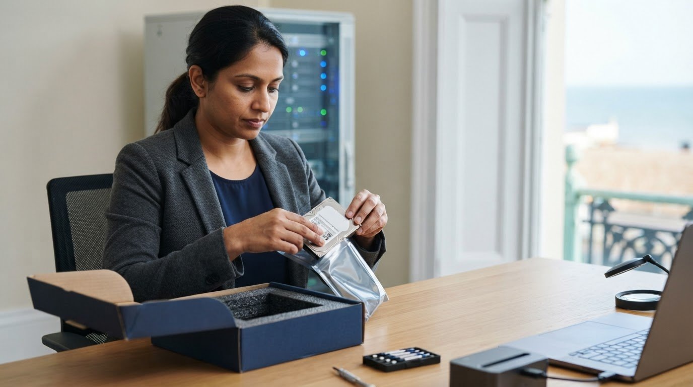 How Brighton businesses can send a drive for data recovery