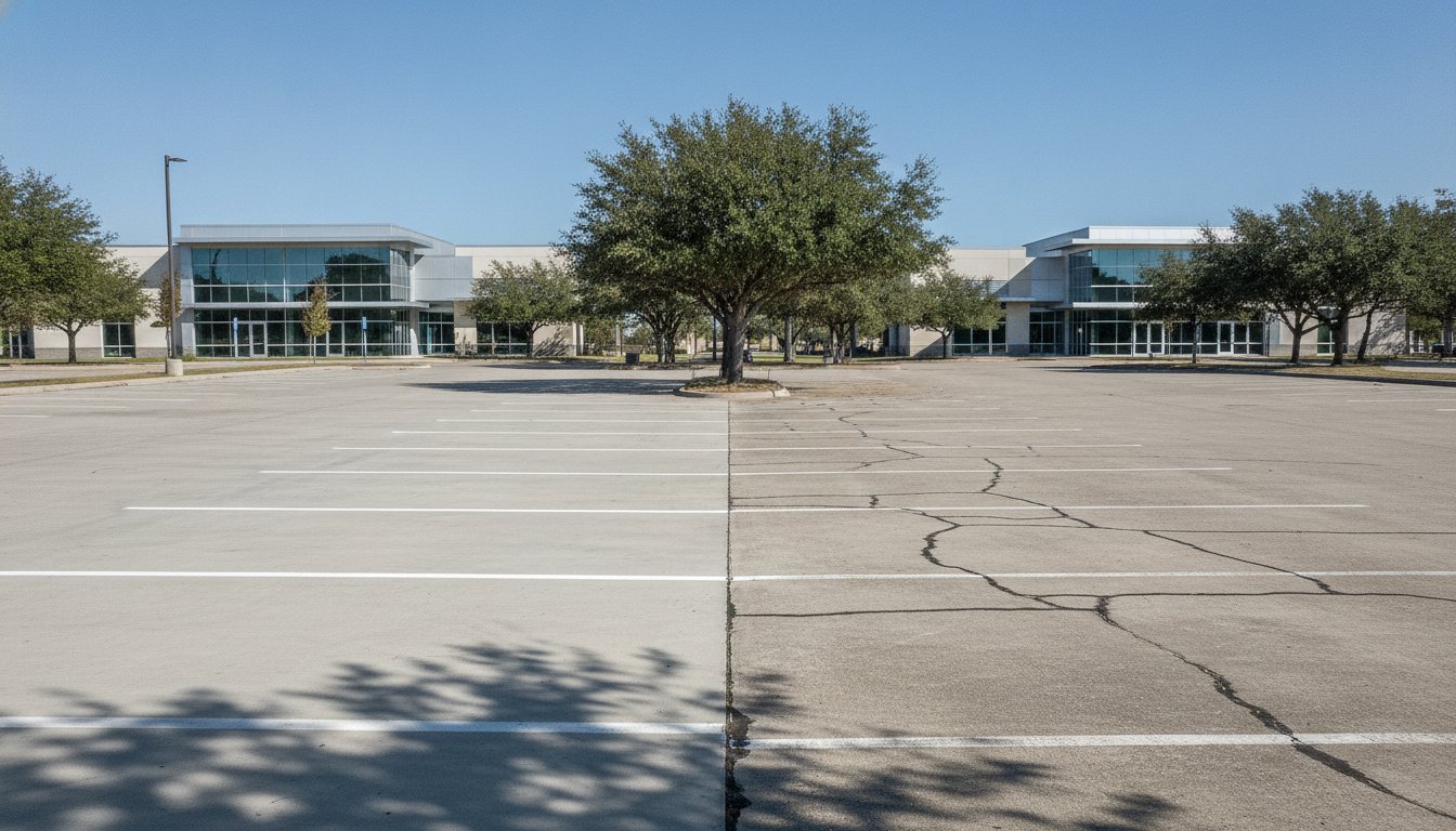 How Long Does a Concrete Parking Lot Last in Texas?