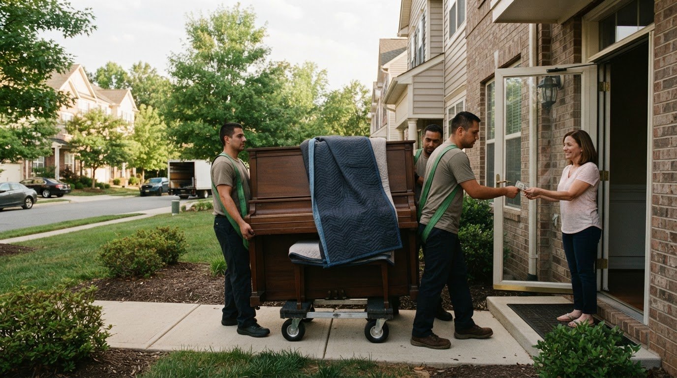 How Much Should You Tip Movers for Heavy Items in South Riding?