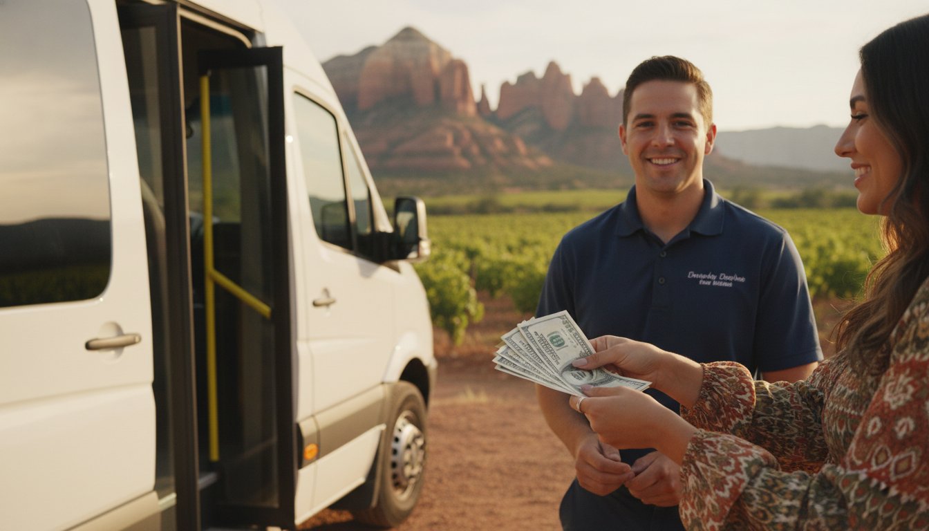 How Much to Tip a Tour Driver: The 2026 Sedona Wine Tour Etiquette Guide