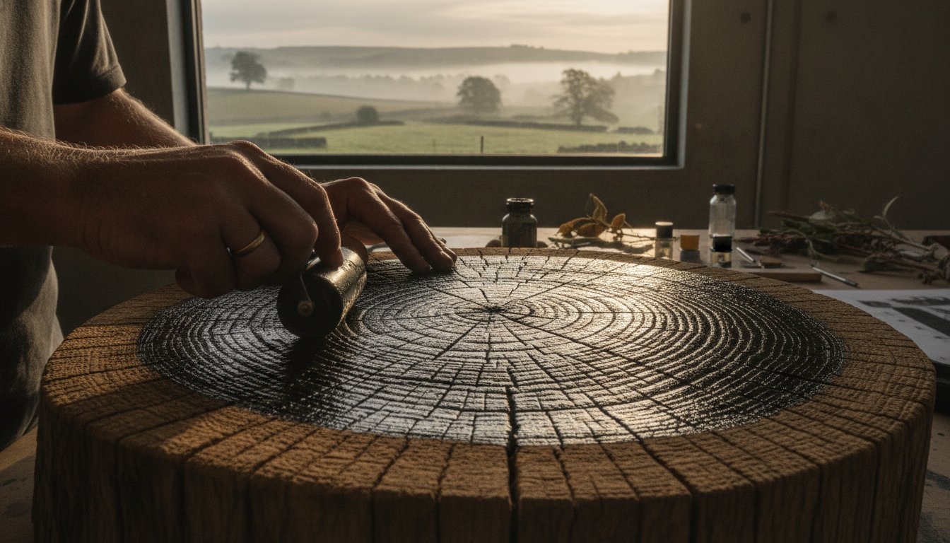 How Original Nature Prints are Made from Fallen Trees
