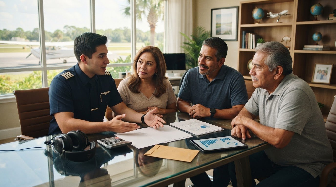 How to Ask Family for a Flight School Loan: Full Guide