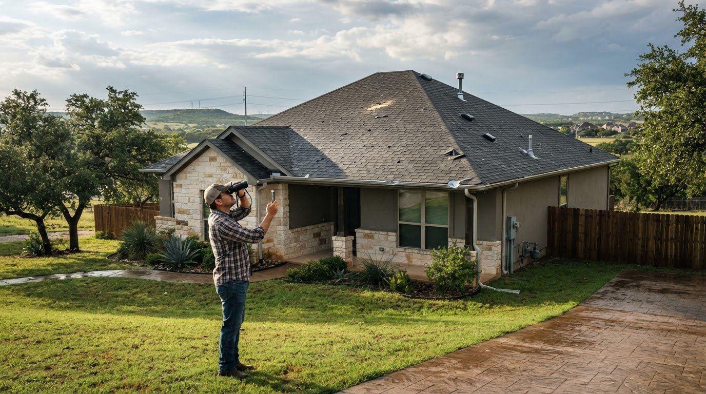How to Check Your Roof for Hail Damage From the Ground