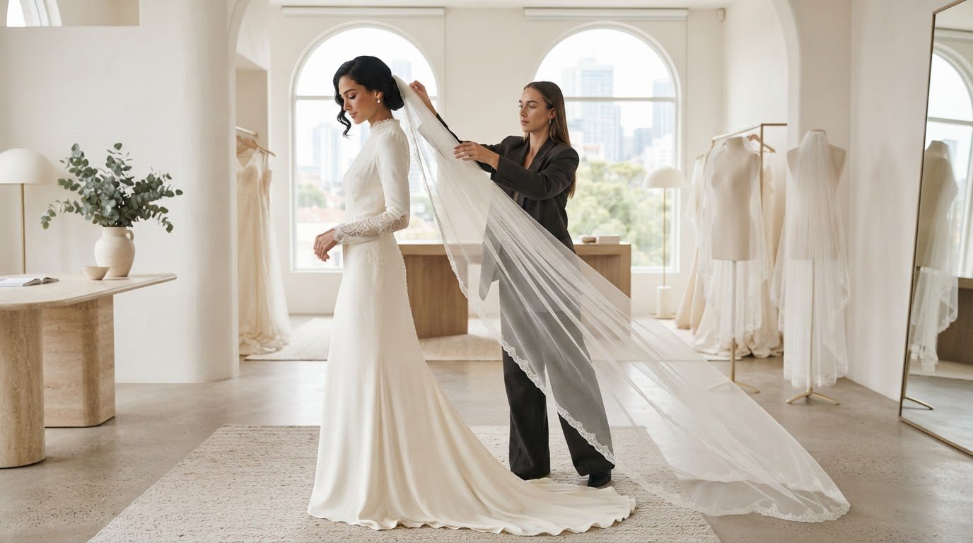 How to Choose a Wedding Veil That Complements Your Dress