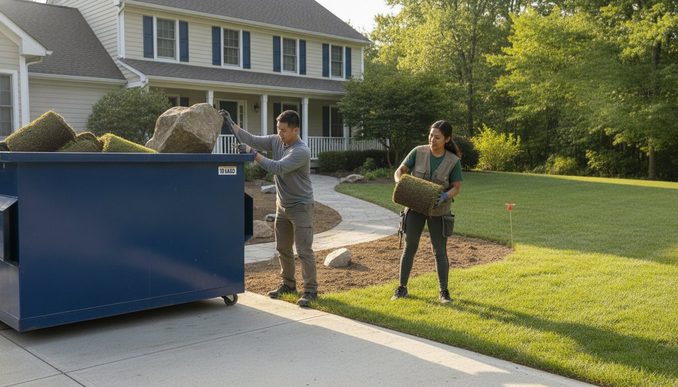 How to Choose and Use a Dumpster for Landscaping Project Debris