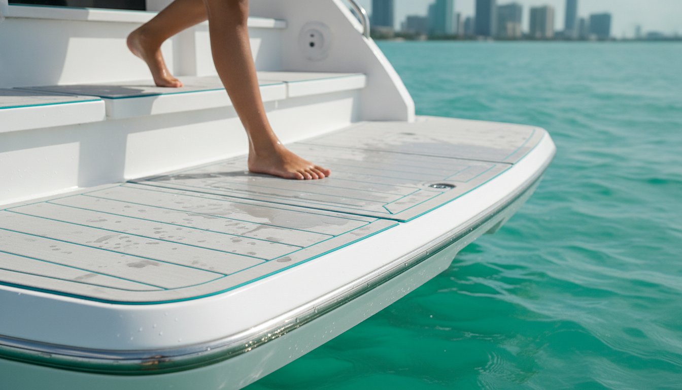 How to Choose Custom Boat Swim Platform Pads in Miami: 2026 Buyer Guide