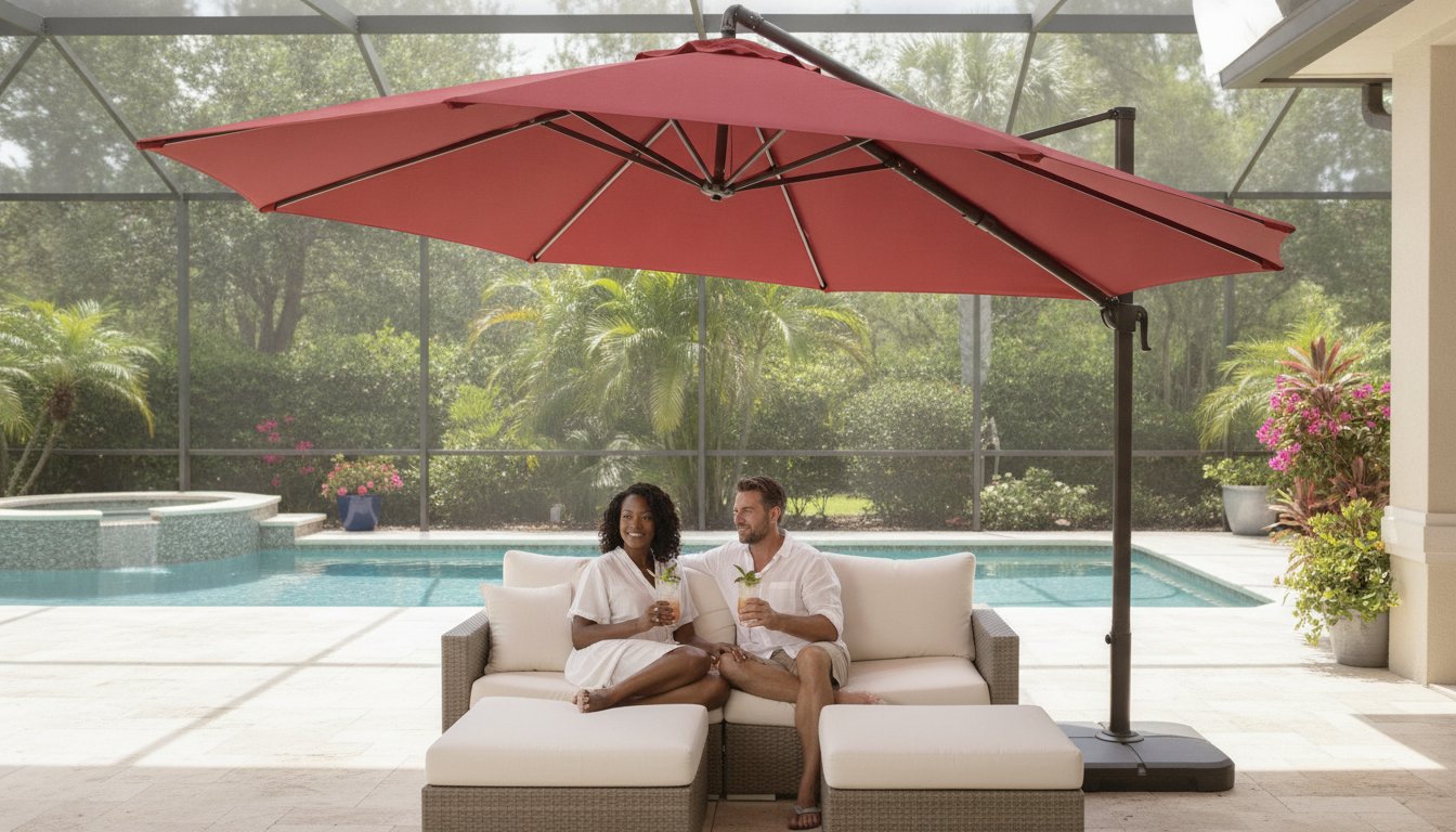 How to Choose the Right Patio Umbrella Size for Your Florida Lanai