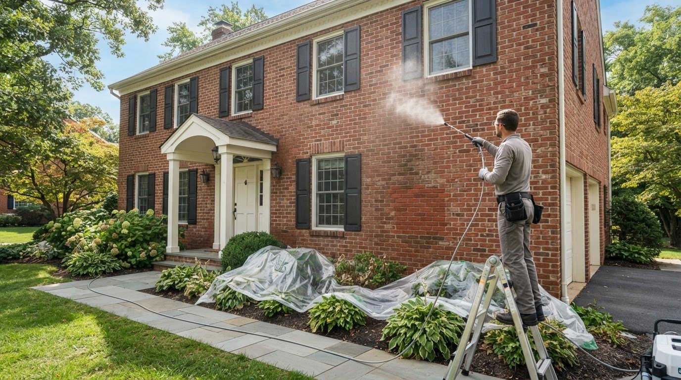 How to Clean a Brick Exterior Without Damaging the Brick or Mortar