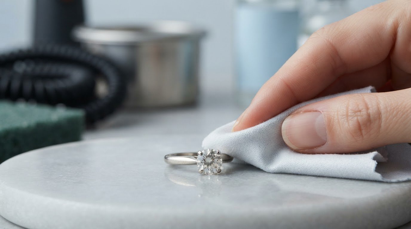 How to Clean a Fracture-Filled Diamond Without Damage