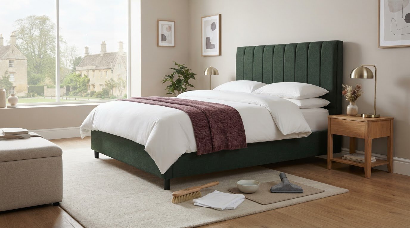 How to Clean and Maintain a Fabric Bed Without Damaging It