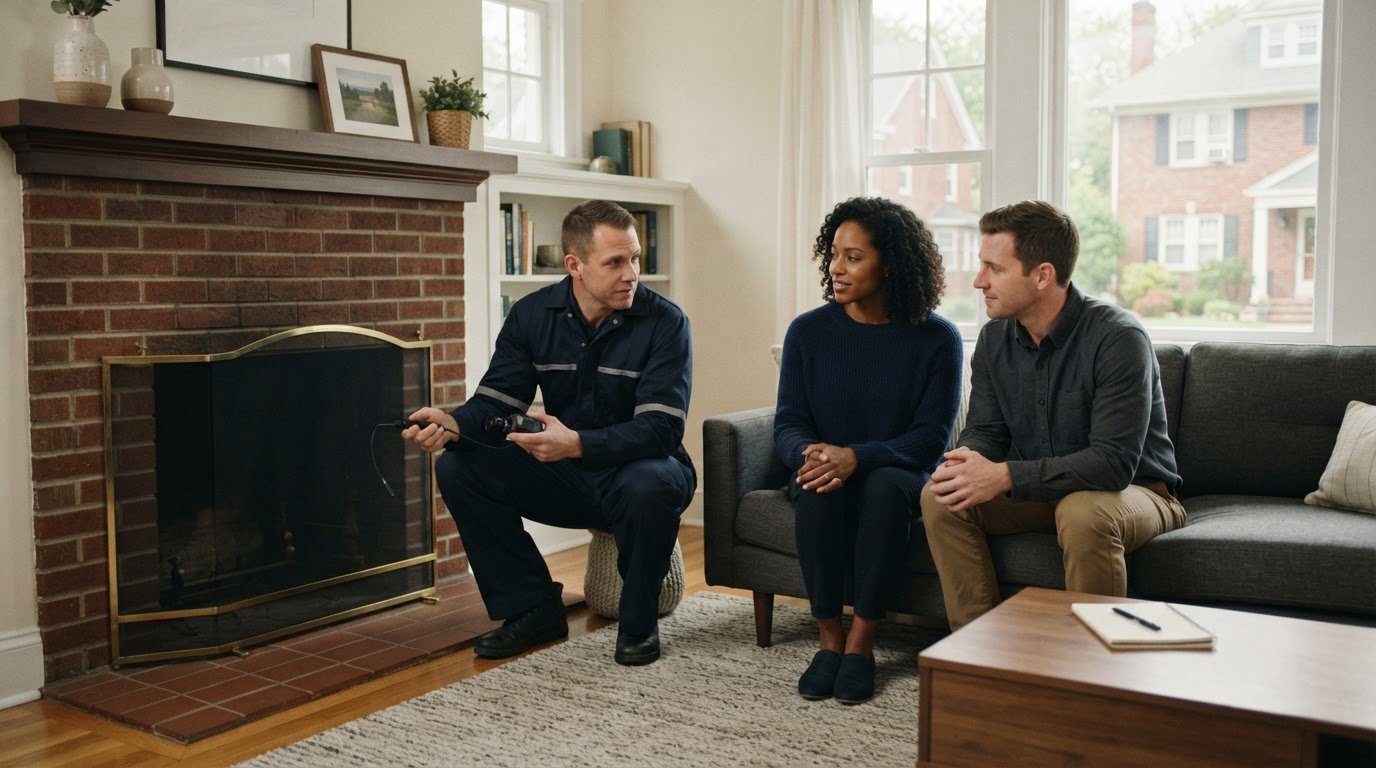 How to Convince Your Spouse to Get the Chimney Cleaned