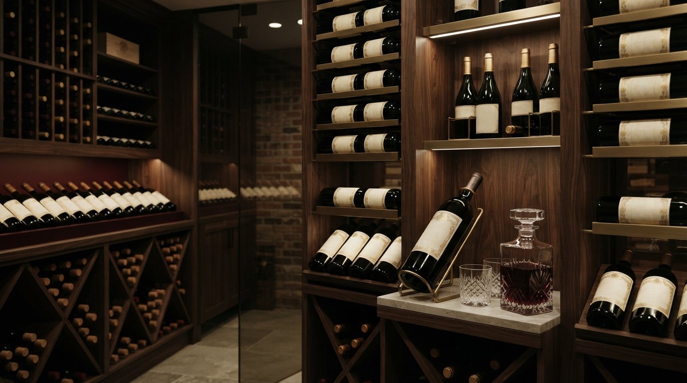 How to Display Prized Wine Bottles and Keep Labels Visible