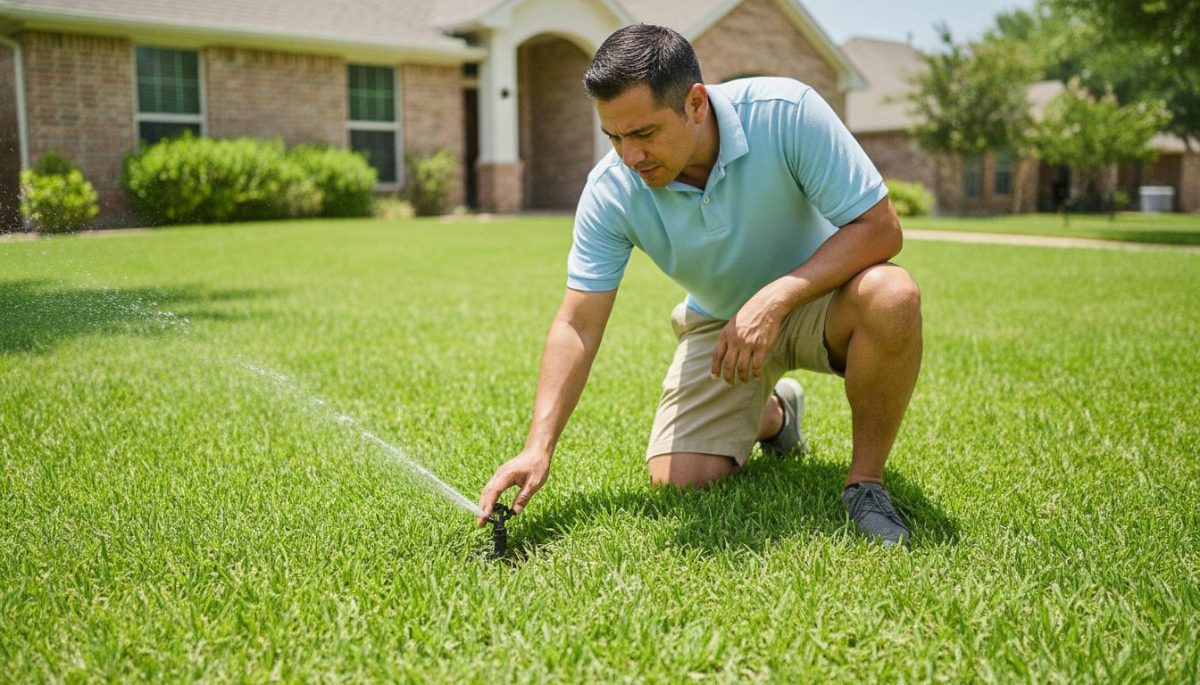 How to Fix Low Water Pressure in Your Sprinkler System: A DFW Homeowner’s Guide