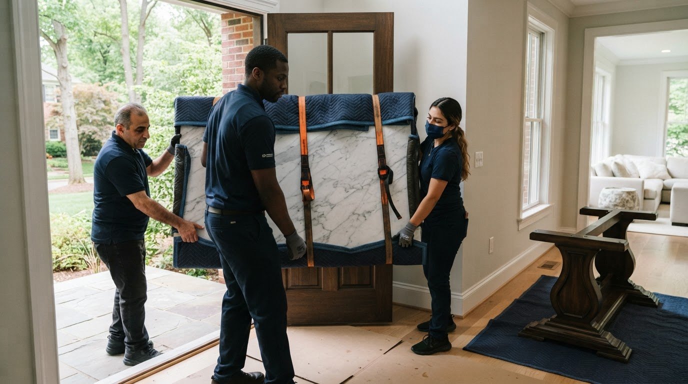 How to Hire a Professional Rigging Crew for Your Heavy Marble Dining Table