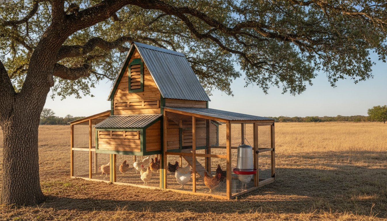 How to House Chickens in Texas Heat: A Complete 2026 Cooling Guide