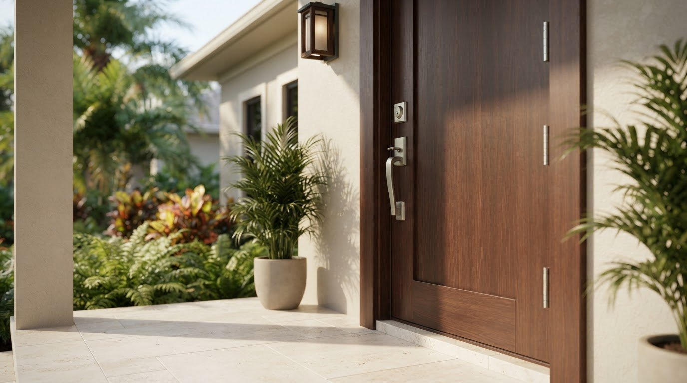 How to improve front door security in Naples FL