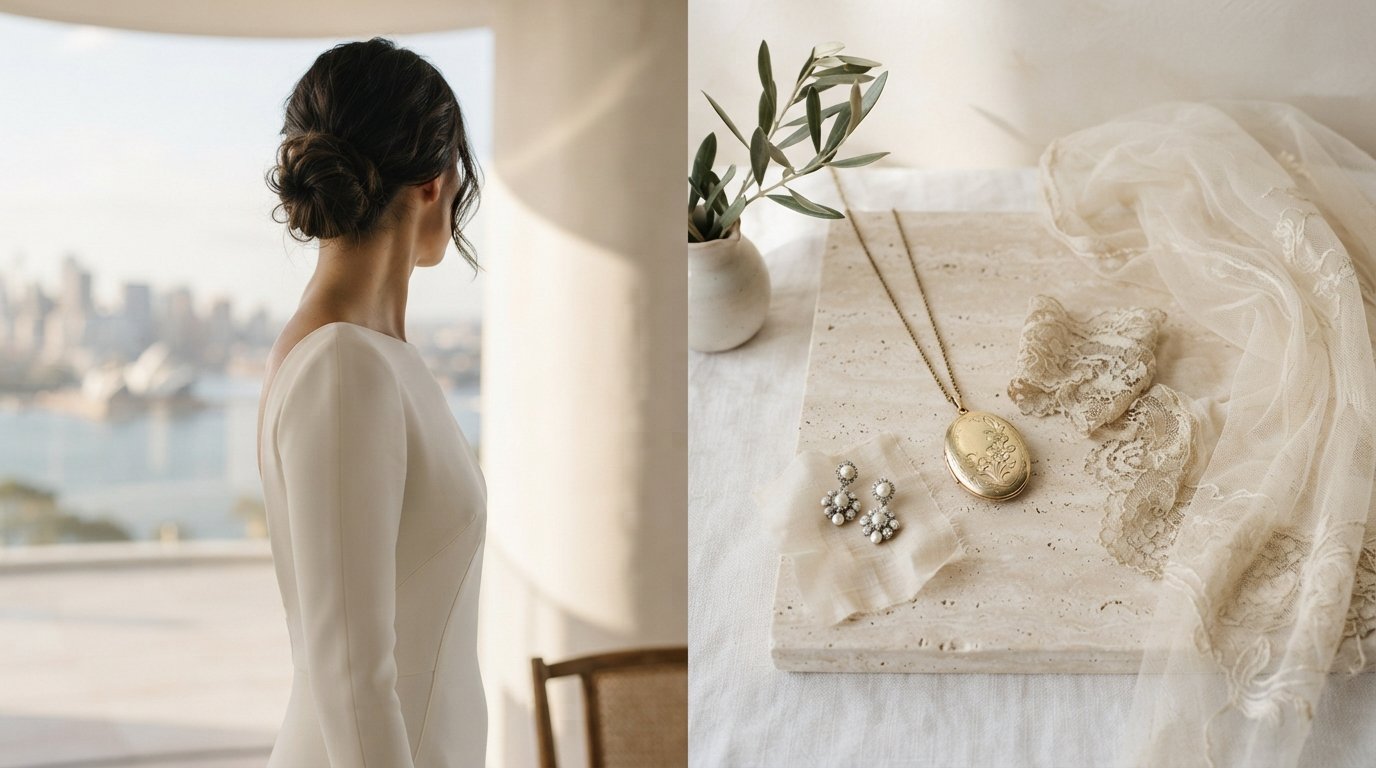How to Incorporate Something Old into Your Bridal Look