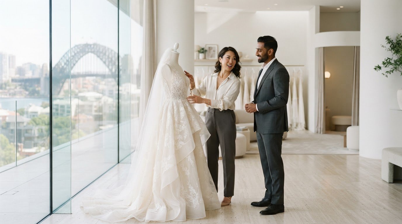 How to Involve Your Partner in Dress Shopping Without Losing Your Voice