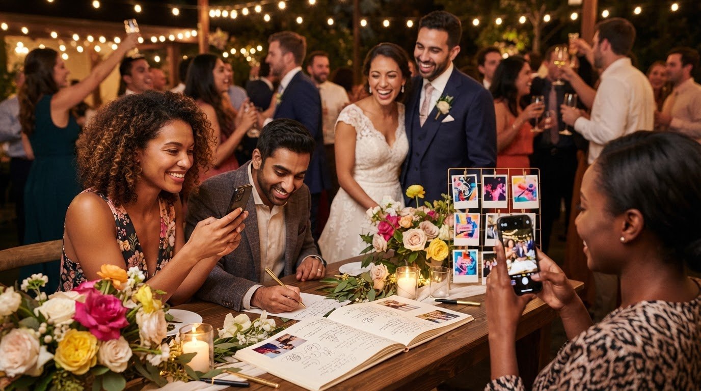 How to Make a Wedding Guestbook with Photos: Digital Guide