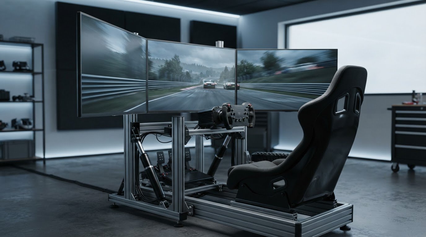 How to Mount Triple Screens With a Motion Rig