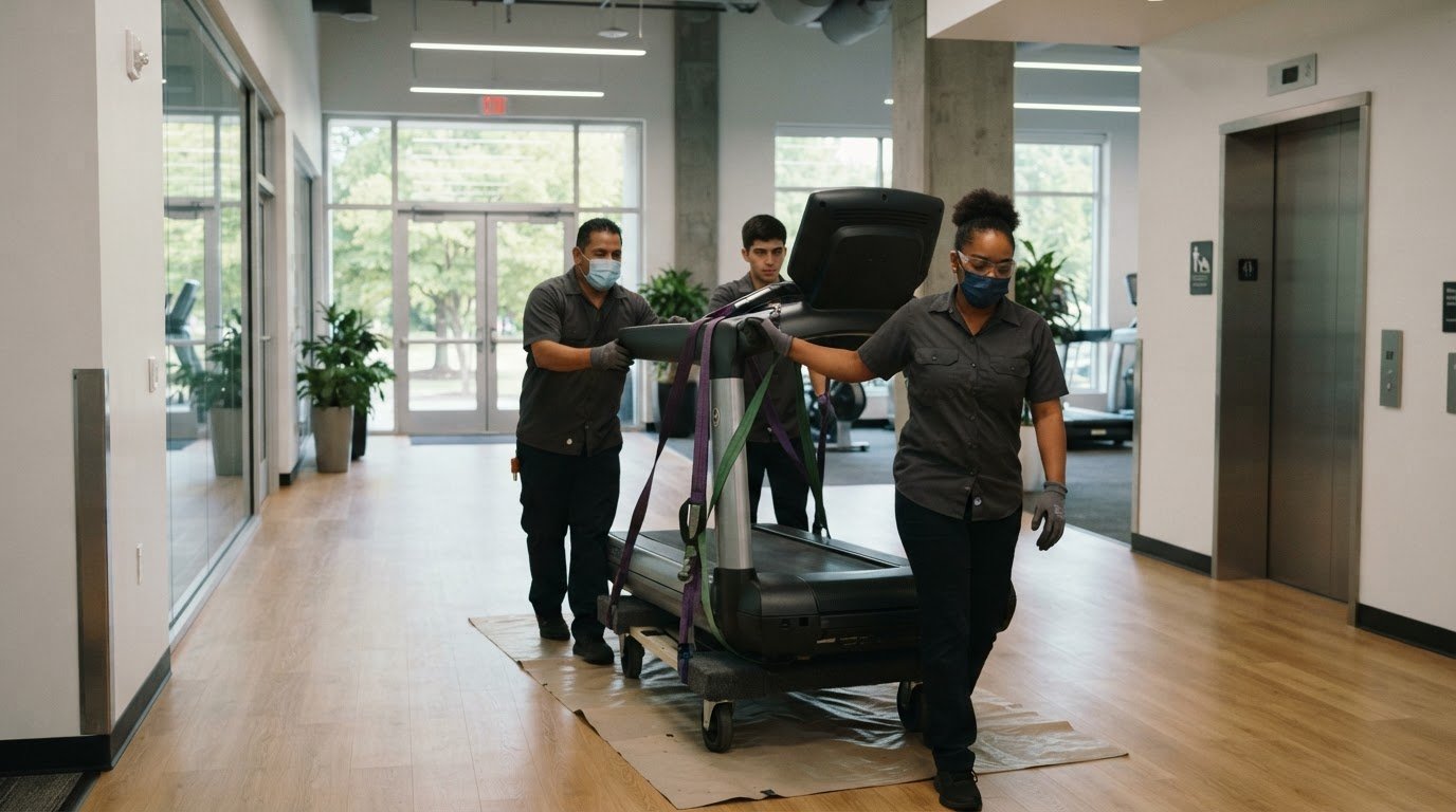 How to Move a Commercial Treadmill in Vienna, VA Safely