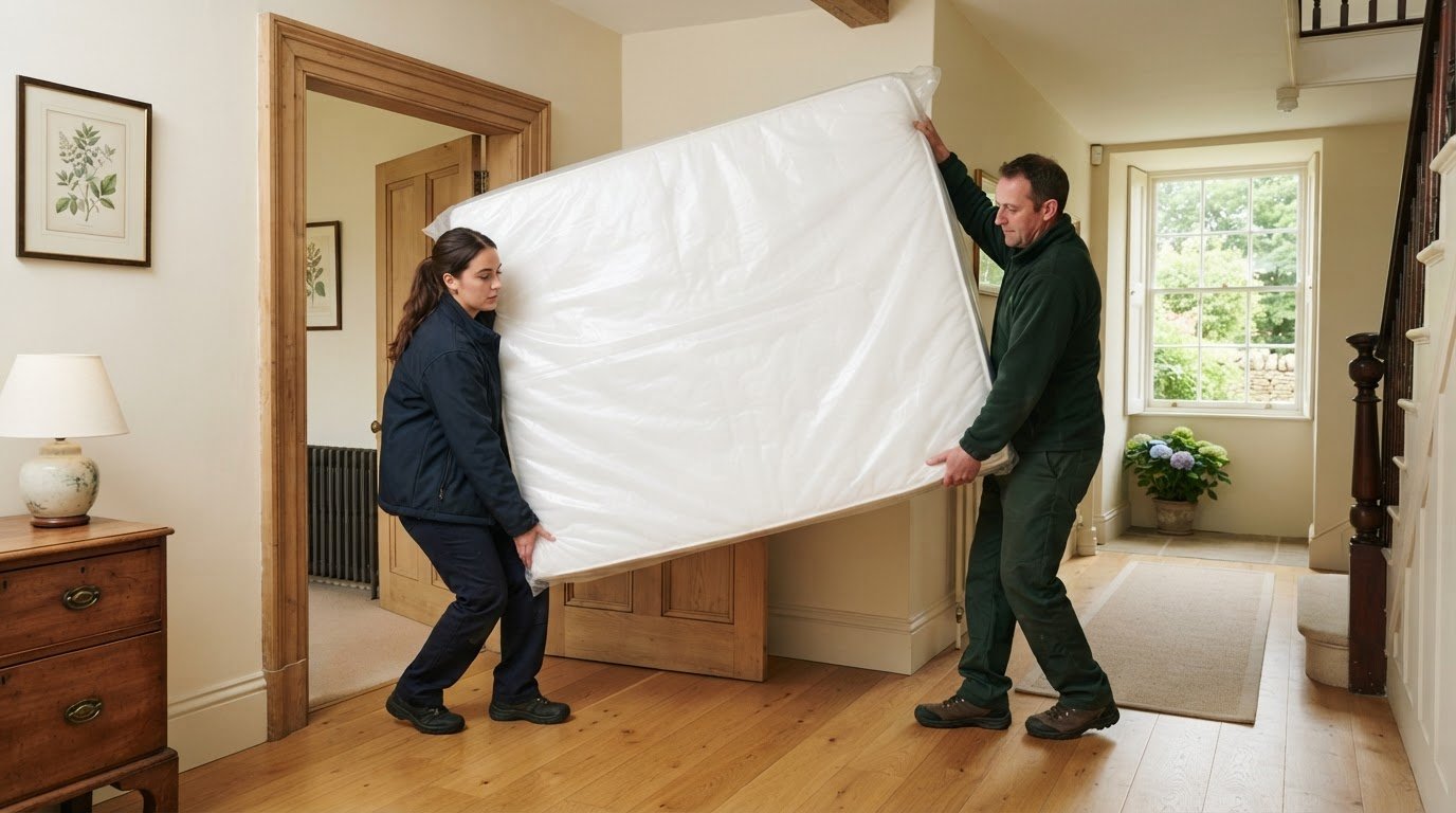 How to Move a Heavy Mattress Safely Through Your Home