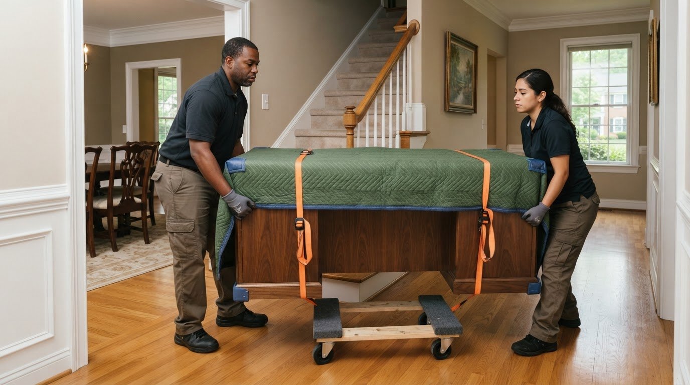 How to Move a Heavy Wood Desk in Gainesville Without Damage