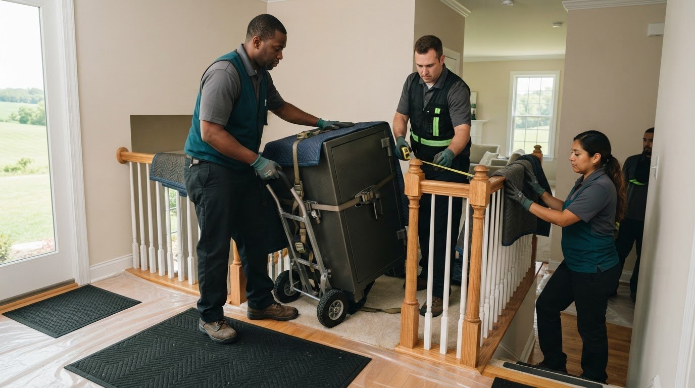 How to Move a Safe Down Basement Stairs in Aldie, VA: A Safety-First Guide