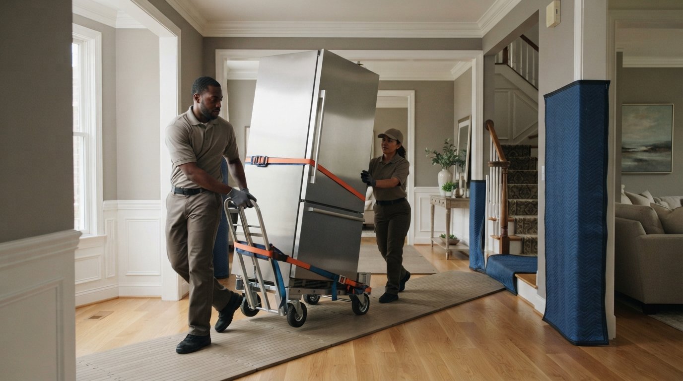How to Move a Sub-Zero Without Damaging Luxury Flooring in Dumfries