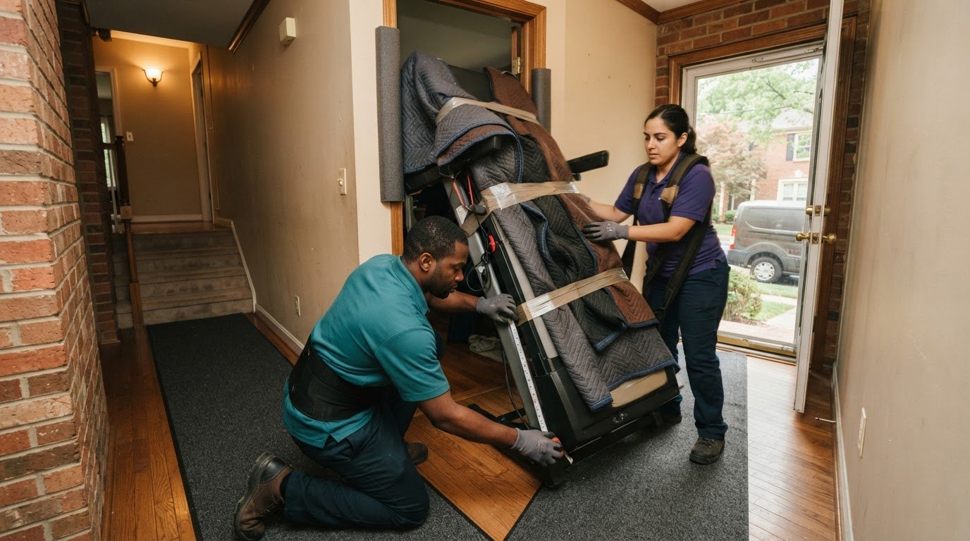 How to Move a Treadmill in a Tight Space in Manassas