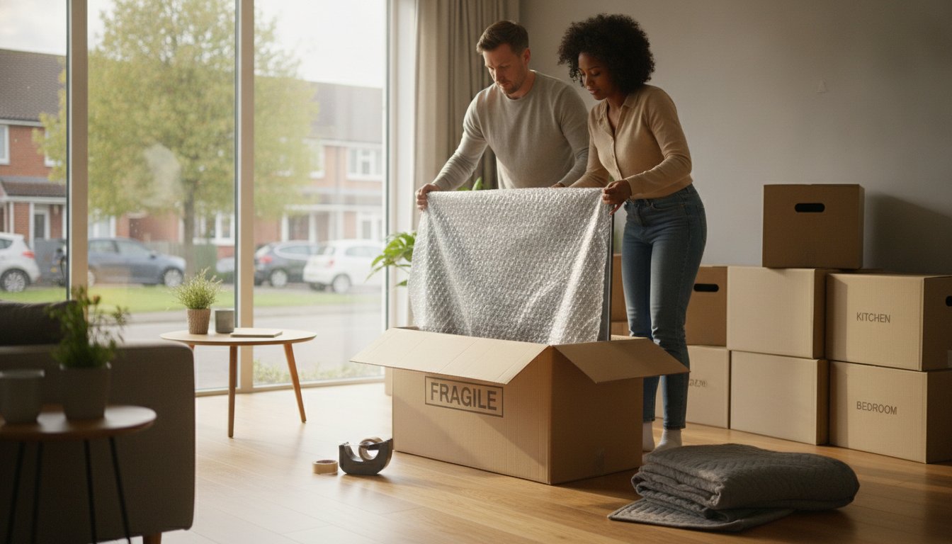 How to Pack a TV for Moving Without the Original Box: The 2026 Guide