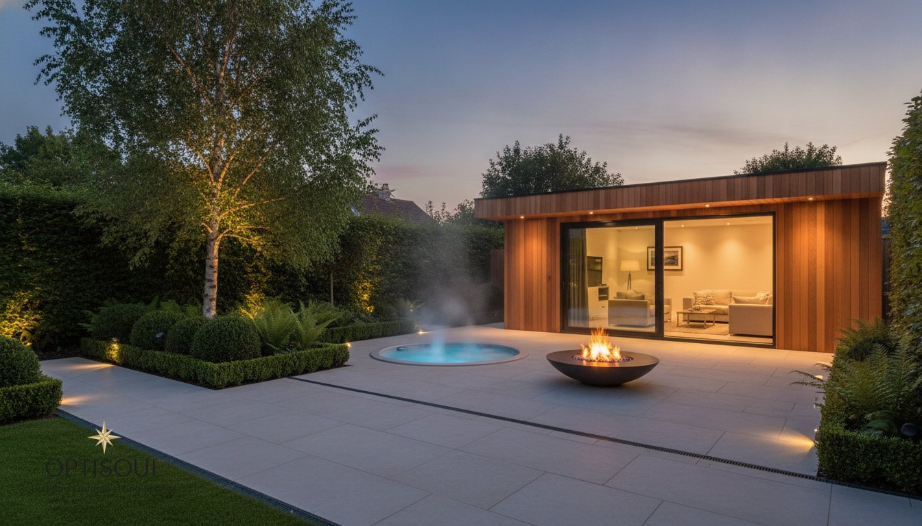 How to Plan Outdoor Hot Tub and Fire Pit Areas for Your Surrey Garden