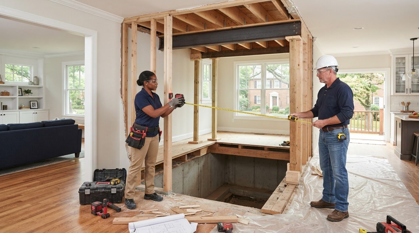 How to Plan Structural Wall Removal When Joists Run Parallel