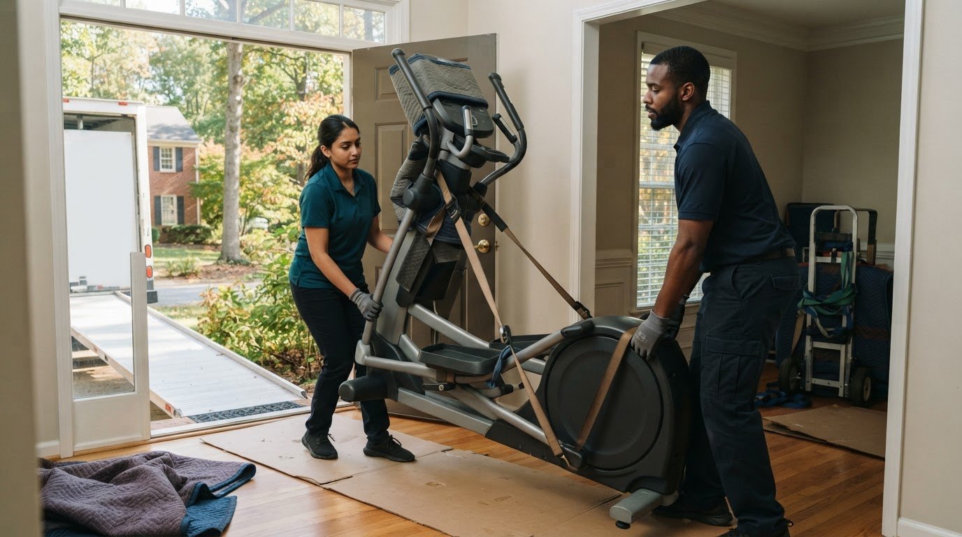 How to Prepare and Load an Elliptical in Fairfax Station