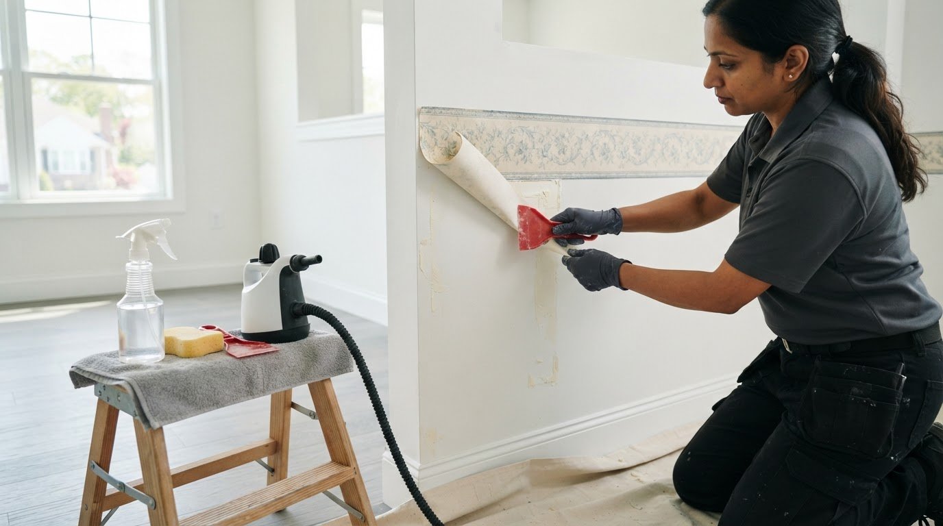 How to Remove a Stubborn Wallpaper Border Without Damaging the Wall