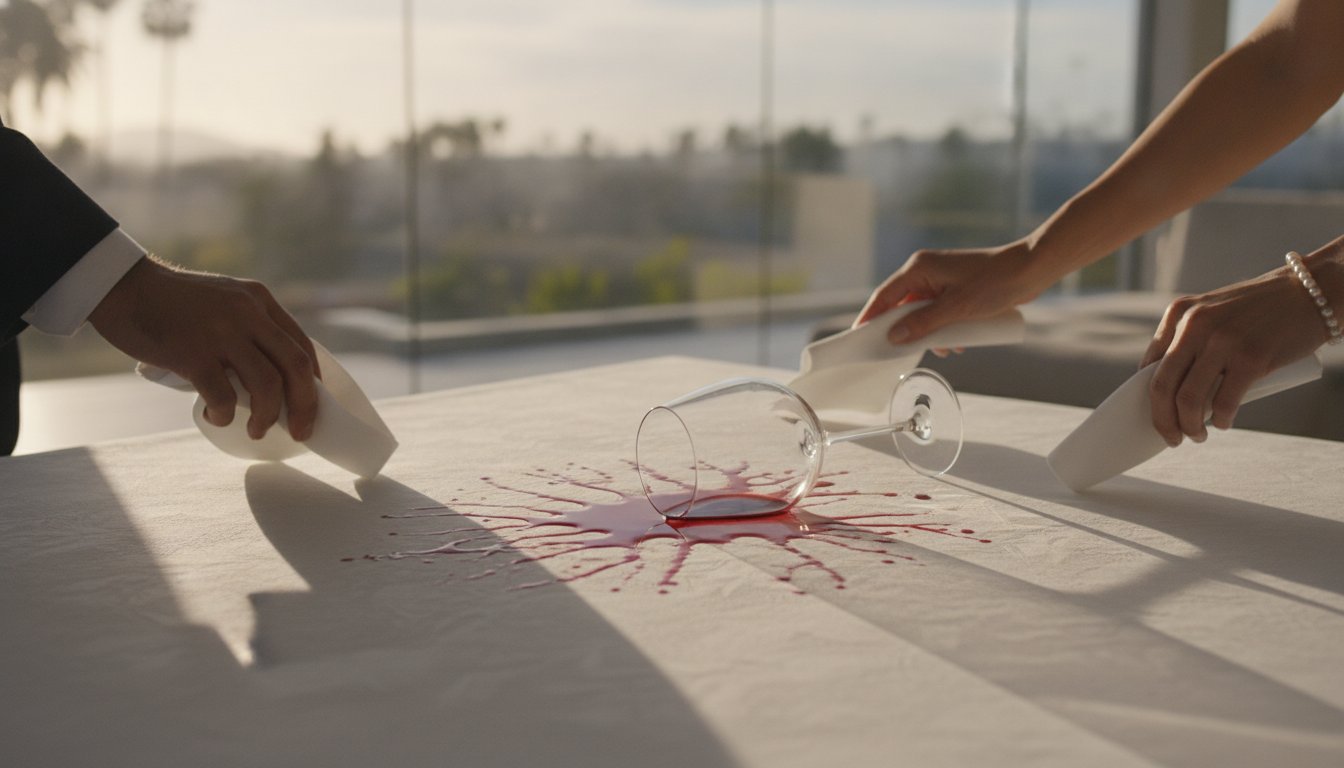 How to Remove Wine Stains from Tablecloths: The Los Angeles Resident’s Guide