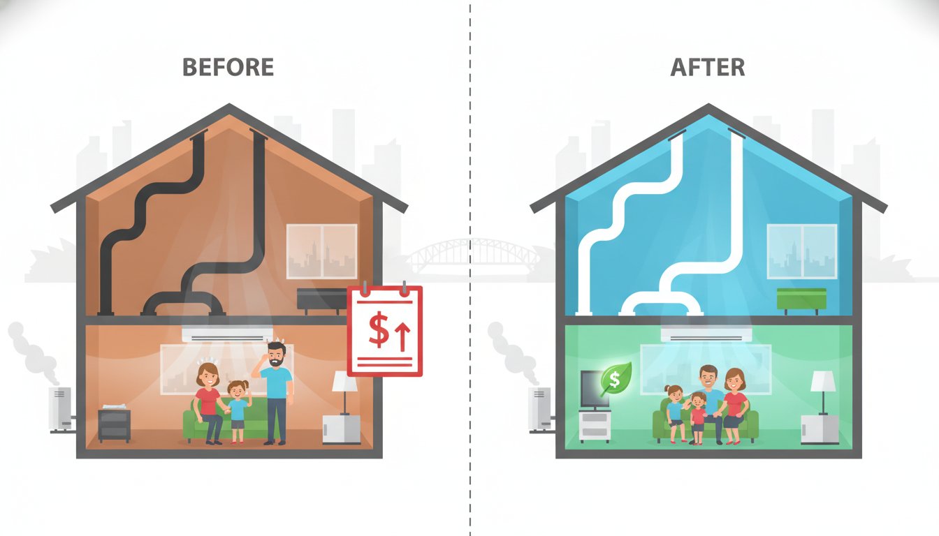 How to Replace Old Inefficient Ducted Air Conditioning with NSW Rebates in 2026