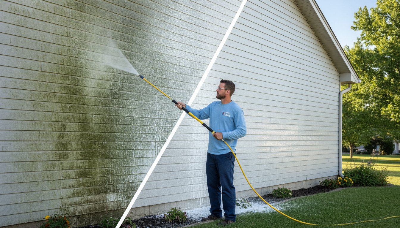 How to Safely Remove Mold from House Siding: The Professional’s Guide