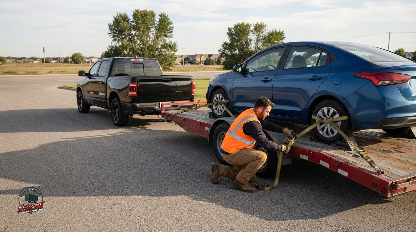 How to Secure a Car to a Trailer: Omaha Hauling Guide