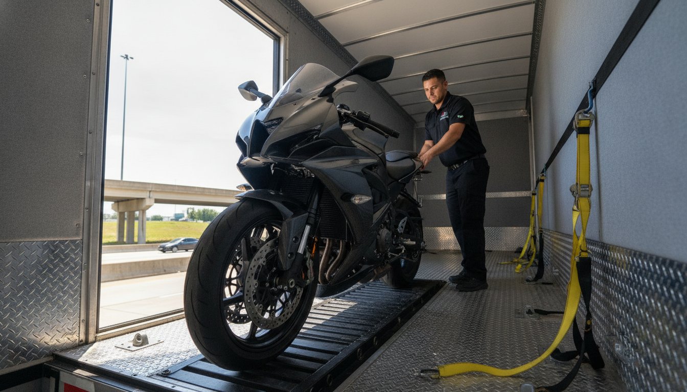 How to Ship a Motorcycle: The Professional Protocol for Secure Transport