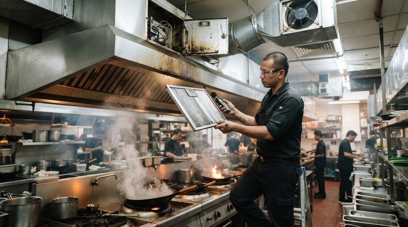 How to Solve Low Suction in a Commercial Kitchen Hood