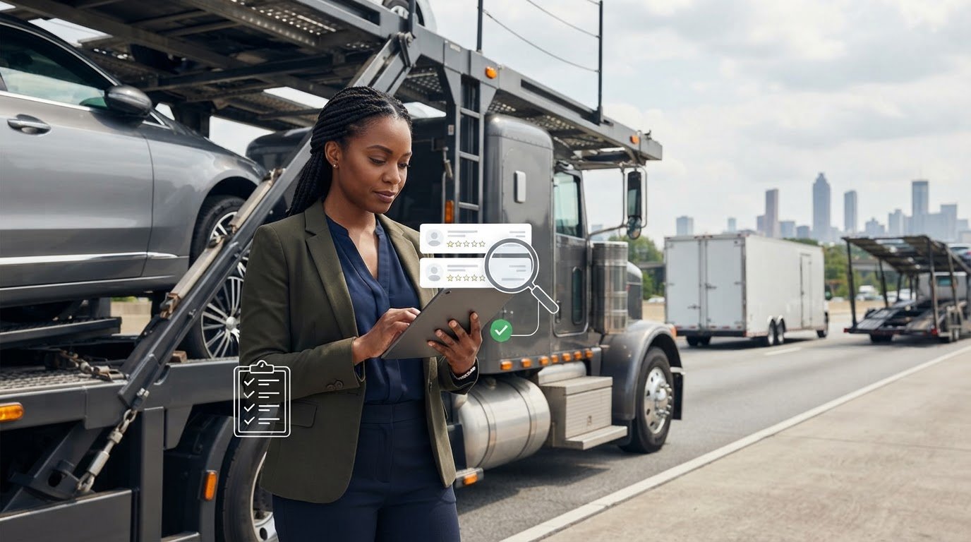 How to Spot Fake Car Shipping Reviews and Check Details