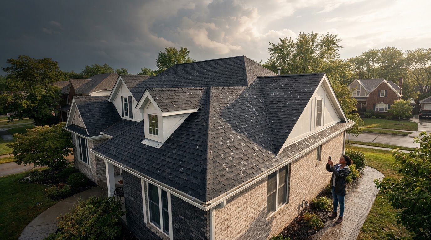 How to Spot Hail Damage on a Roof: A Homeowner’s Guide