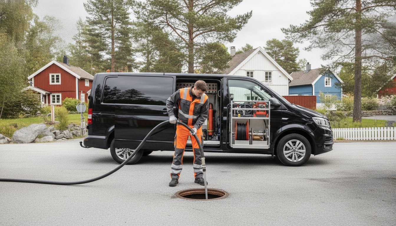 Høytrykkspyling av avløp: En komplett guide til effektive rør 2026