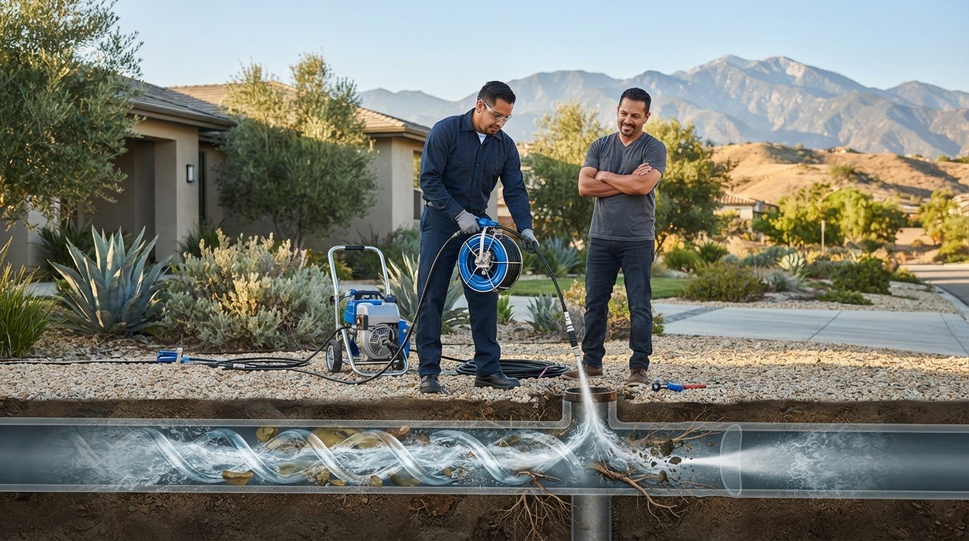 Hydro Jetting Drain Cleaning in Yucaipa: The Deep Clean Your Pipes Need