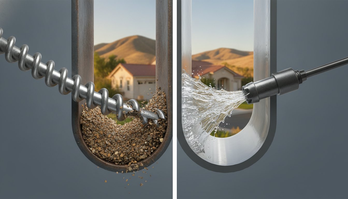 Hydro Jetting vs. Snaking in Yucaipa: Which is Best?