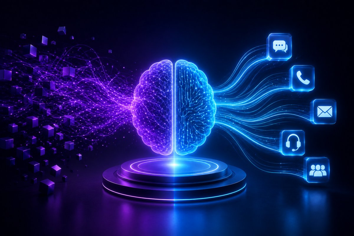 AI Agent Assist reducing contact centre cognitive overload by automating repetitive work and supporting agents across customer interactions.