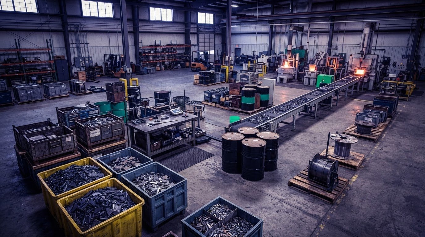 Industrial Carbide Scrap Supply Chains for Wear Component Casting