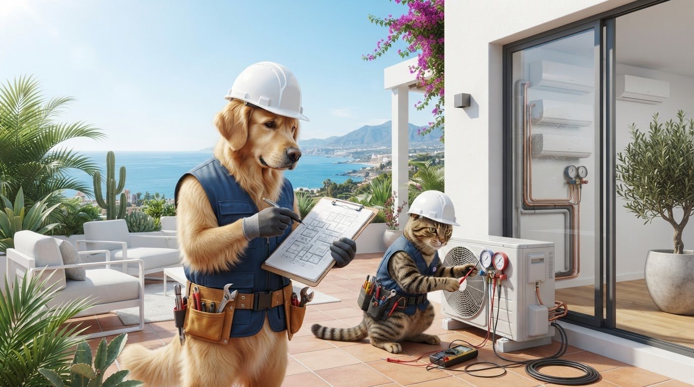 Instalación de aire acondicionado multisplit en Benalmádena: guía para elegir bien